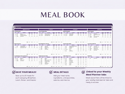 Ultimate Fitness Planner | Google Sheets Template