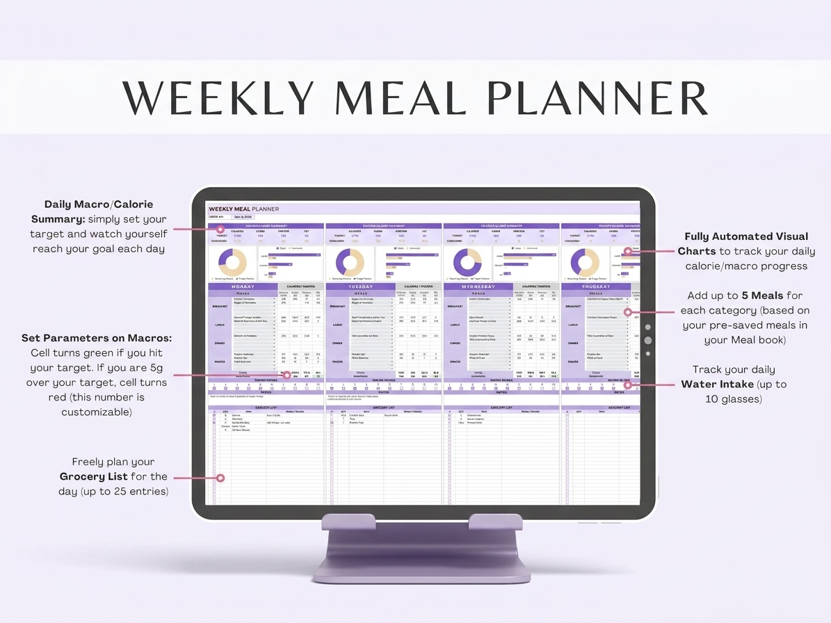 Ultimate Fitness Planner | Google Sheets Template
