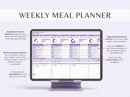 Ultimate Fitness Planner | Google Sheets Template