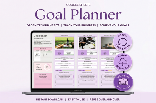 Goal Planner | Google Sheets Template